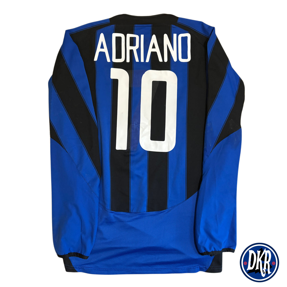 Inter Milan 2003/4 home L/S ADRIANO