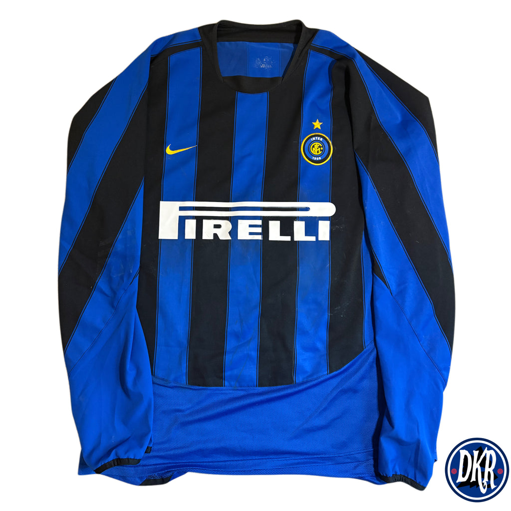 Inter Milan 2003/4 home L/S ADRIANO