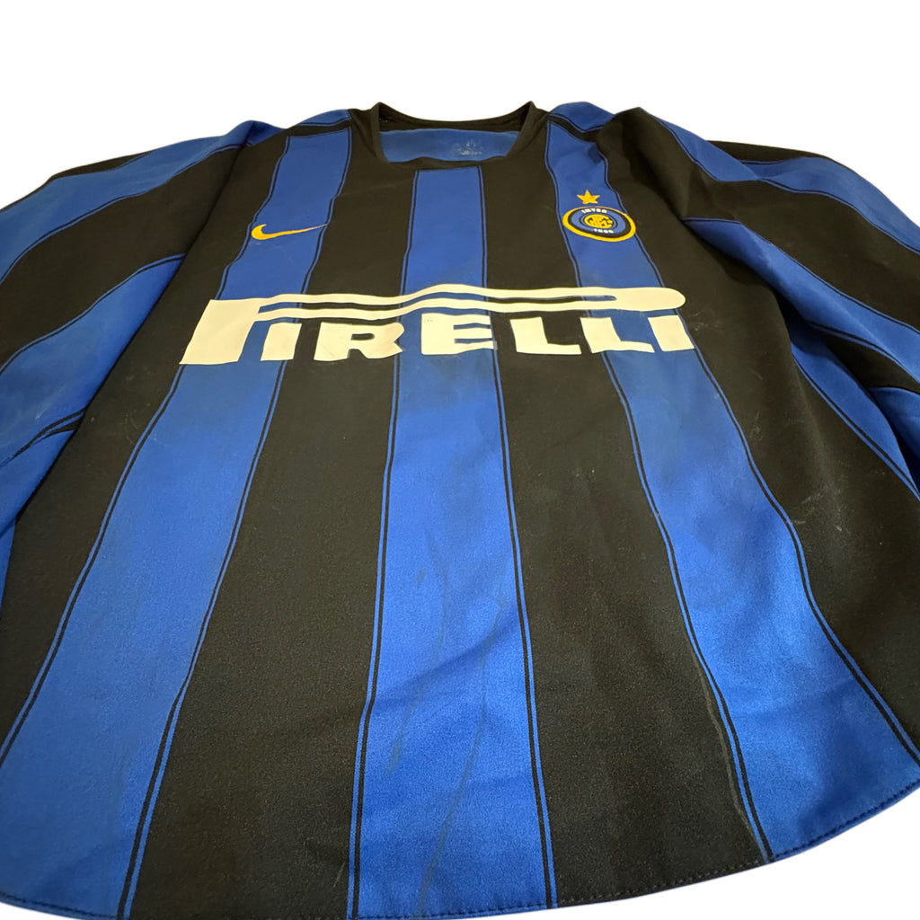 Inter Milan 2003/4 home L/S ADRIANO