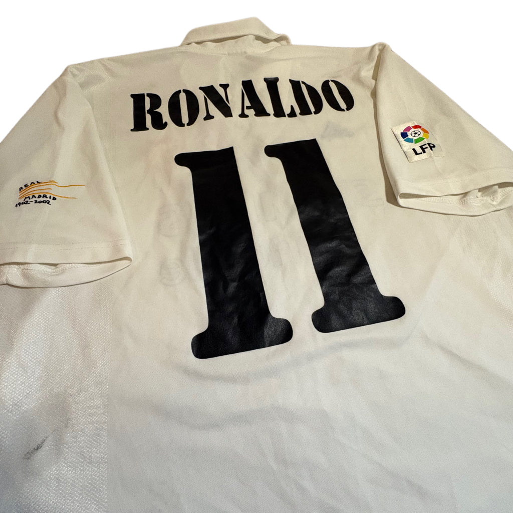 Real Madrid 2002/3 centenary home RONALDO